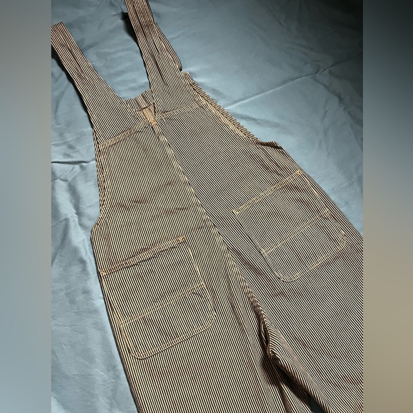 CARHARTT WIP BIB OVERALL STRAIGHT HICKORY - Picture 9 of 11